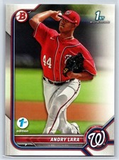 2023 Bowman 1st Edition Andry Lara BPPF-70 Washington Nationals