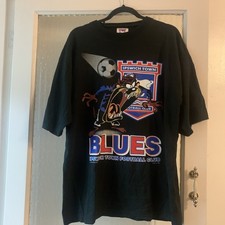 Official Ipswich Town Football T-shirt Tasmanian Devil Size Large