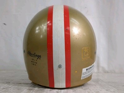 Vintage 1970s Rawlings San Francisco 49ers Football Helmet HNFL-N