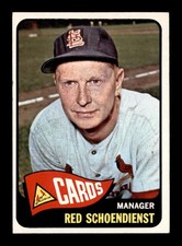 1965 Topps #556 Red Schoendienst MG SP EXMT X3170717
