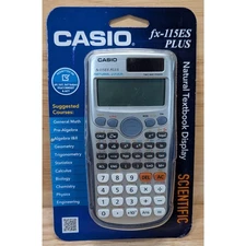 Casio fx-115ES Plus Scientific Calculator Natural Display NEW Sealed