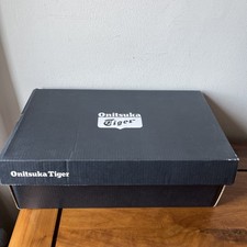 Onitsuka Tiger Black Empty Replacement Shoe Box + Tissue UK 11 (33cmx19cmx12cm)