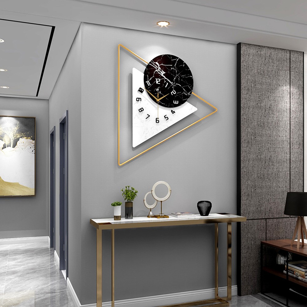 Large Wall Clock Oversized Living Room Silent Decorative Mod