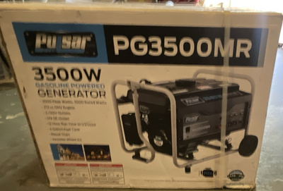 #ad Pulsar PG3500MR 3500W Gasoline Portable Generator 120V 4 Gal Tank $300.00