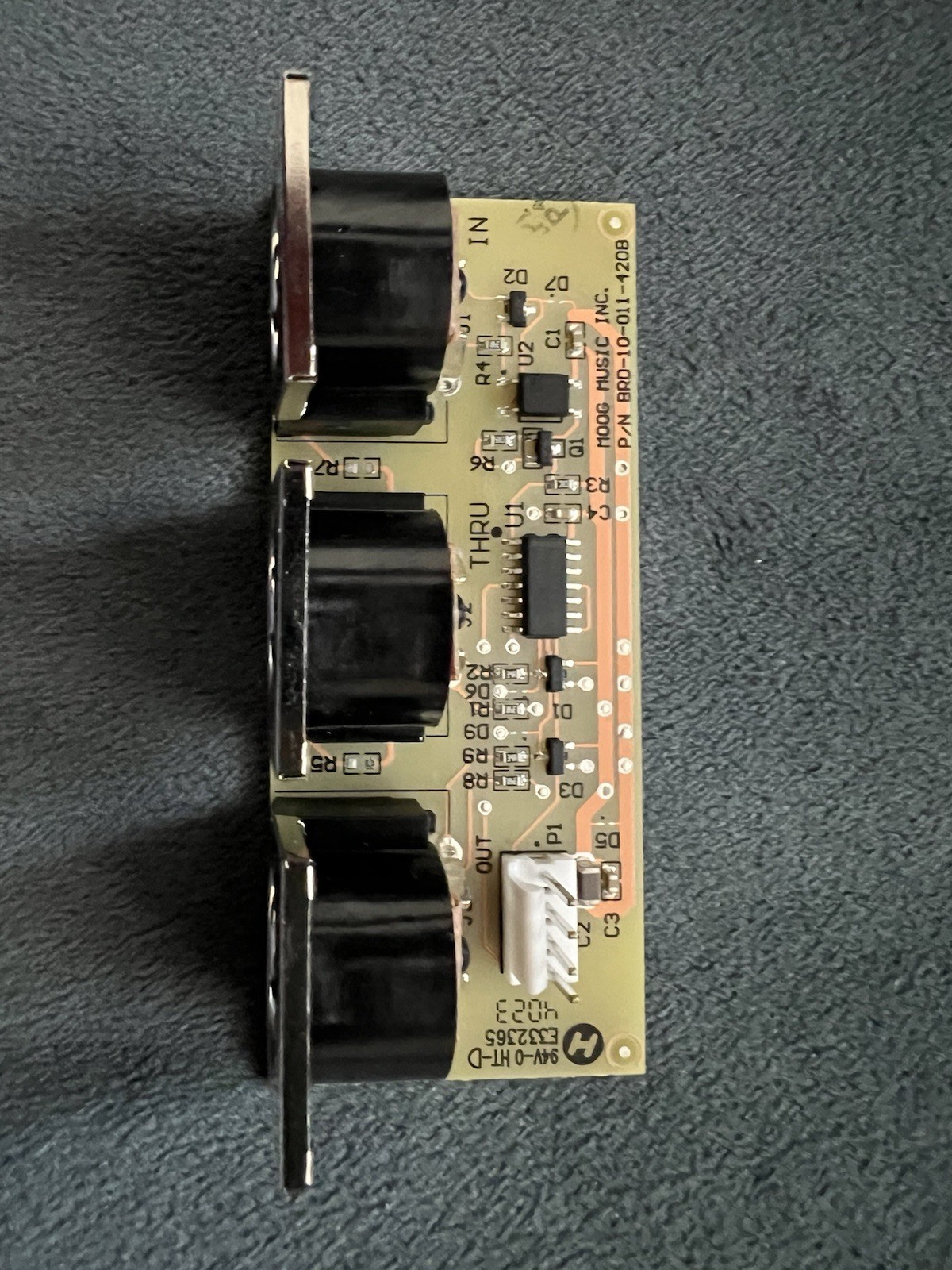 Moog Music Voyager PCB, MIDI BRD-10-011-420B, Synthesizer