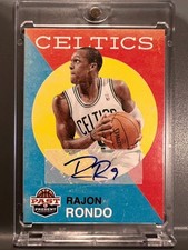Jersey Number No.9 Inscription Early Autographed Auto 12 Panini Rajon Rondo NB