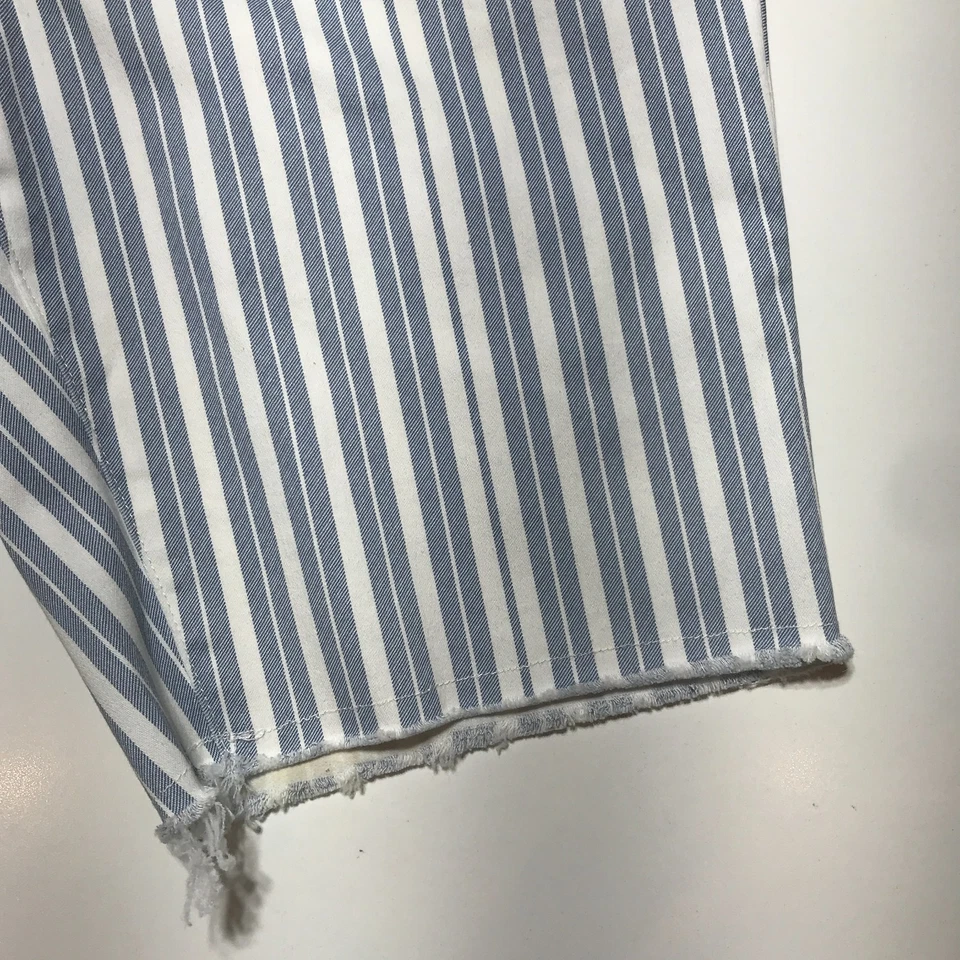 Bermudas DG2 Diane Gilman para mujer 16P Virtual elásticas azules y blancas a rayas Foto 4 de 4