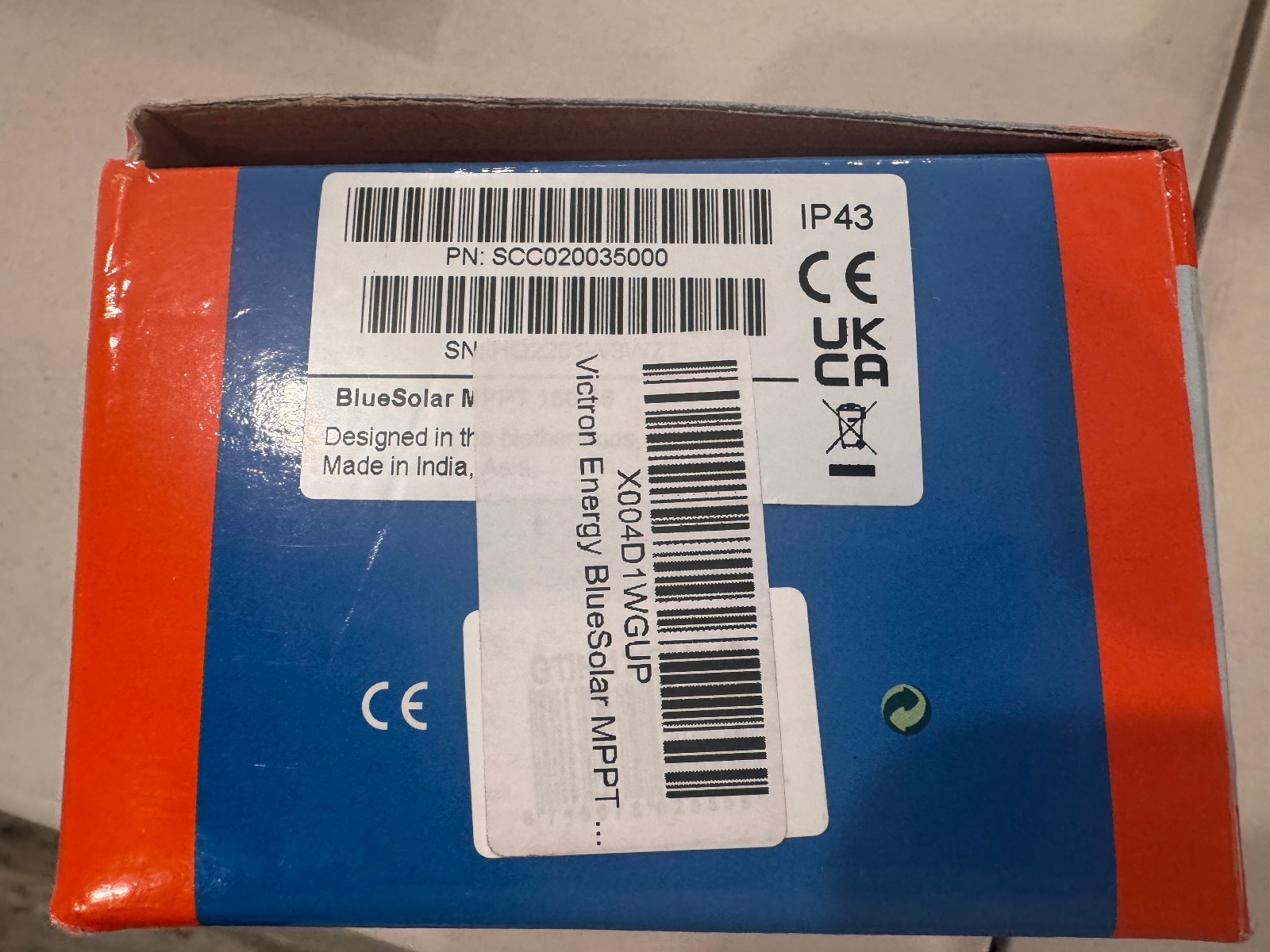 Victron Energy BlueSolar MPPT 150-35 Charge Controller│12/24V - 35A│SCC020035000