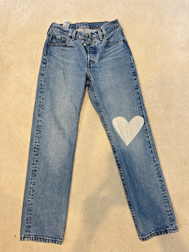 Vintage Women’s Levi’s Jeans Size 25 X 30 - Afbeelding 1 van 6
