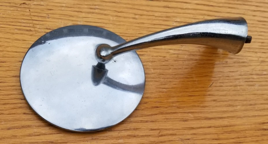 Side View Mirror 1953-54 Chevrolet Pontiac Chieftain Silver Streak 1954 53 - Image 3 of 4
