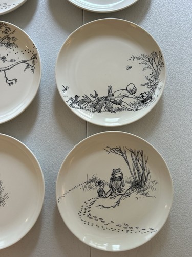 Rory Dobner x Williams Sonoma Winnie the Pooh Salad Plates (6) NWOB NWOT READ - Picture 5 of 10