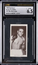 1938 CHURCHMAN'S BOXING PERSONALITIES #24 JOHN HENRY LEWIS CSG 6.5