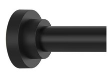THESTOA Black Adjustable shower curtain rod 43-78 inches 1 in. tensi n