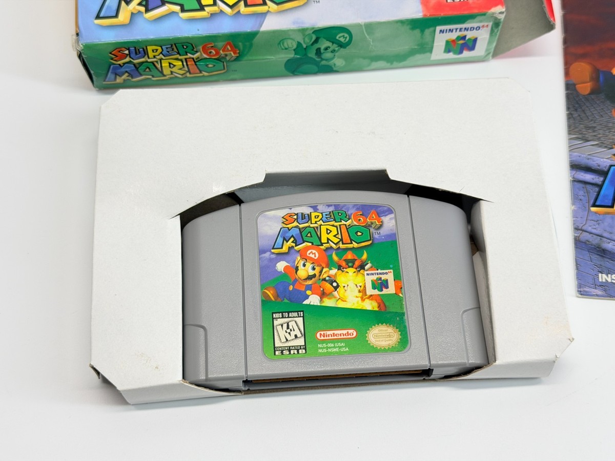 Super Mario 64 (Nintendo 64 N64) Complete* Authentic & Tested | eBay