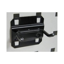 GRAINGER APPROVED 5TPK7 Double Rod Pegboard Hook,1 1/2 in L,PK5 5TPK7