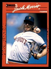1990 Donruss Early Print Run w/ Error - DETROIT TIGERS Team Set 