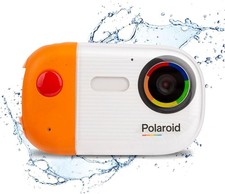 Polaroid Wave Underwater Digital Camera 4K For Snorkeling Vlogging Travel Orange