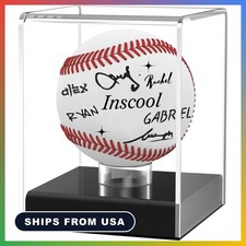 Acrylic Baseball Display Case UV Protected Clear Holder