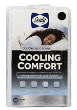 Sealy Cooling Comfort Zippered Pillow Protector S/Q