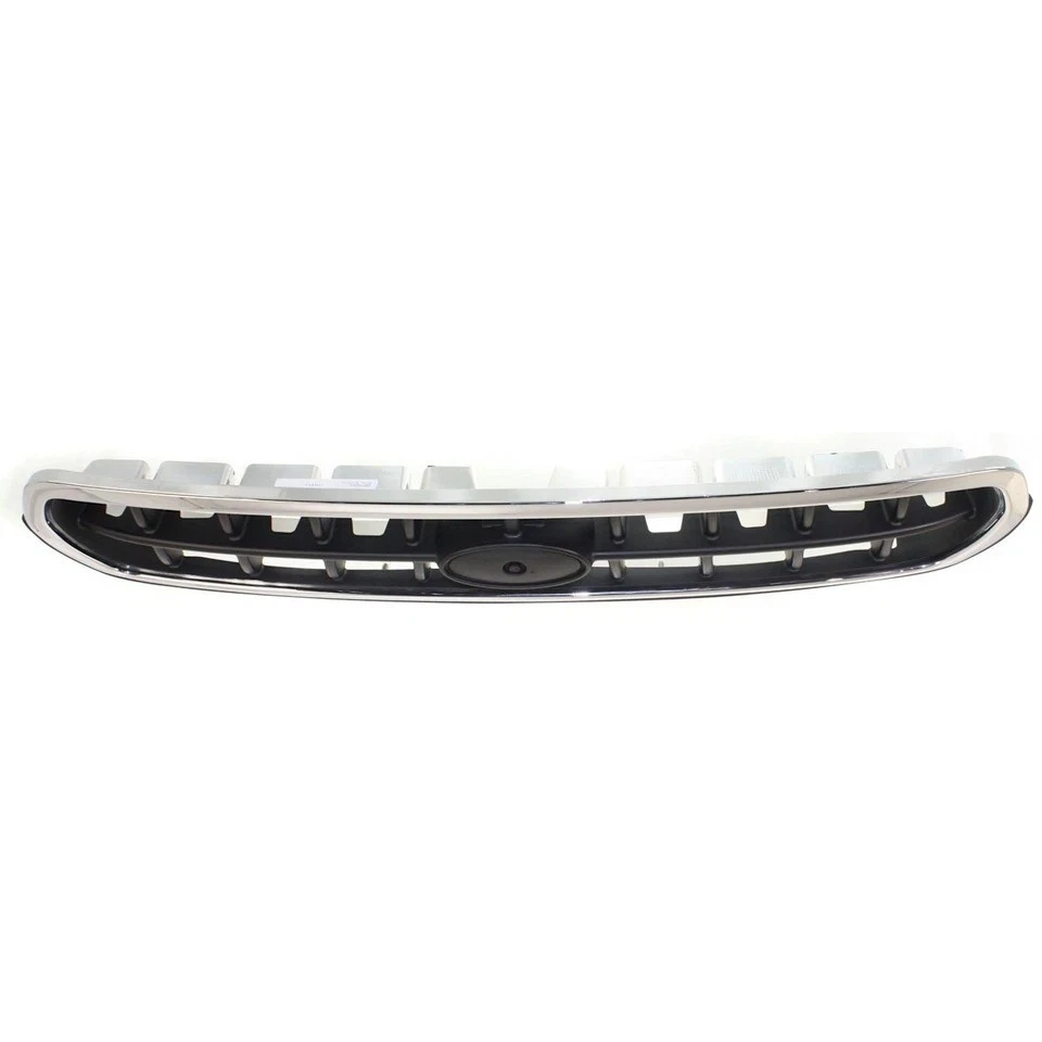 Front Chrome Shell with Painted Silver Black Grille For 2003-2004 Subaru Outback Foto 2 de 4