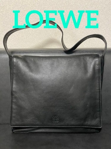 Loewe Nappa Leather One-Shoulder Bag Black