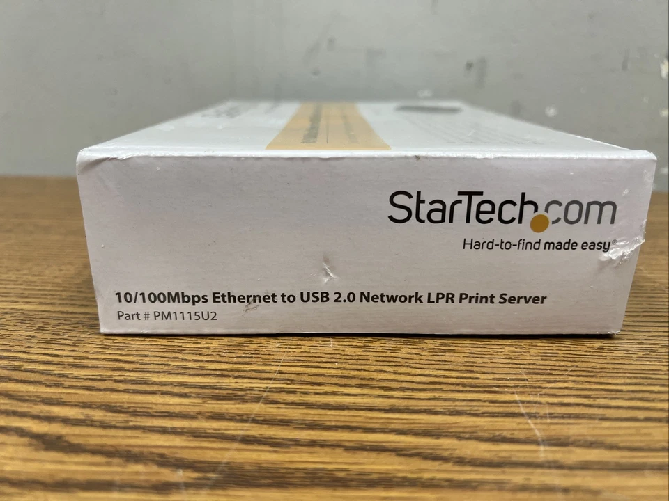 StarTech.com Ethernet to USB 2.0 Network LPR Print Server (PM1115U2) - Image 4 of 4
