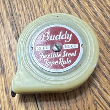 Buddy No. 66 Flexible Steel Tape Rule Measuri...
