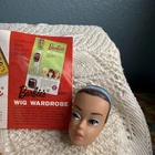 Vintage 1963 Queen Barbie Doll Head And Accessories ￼