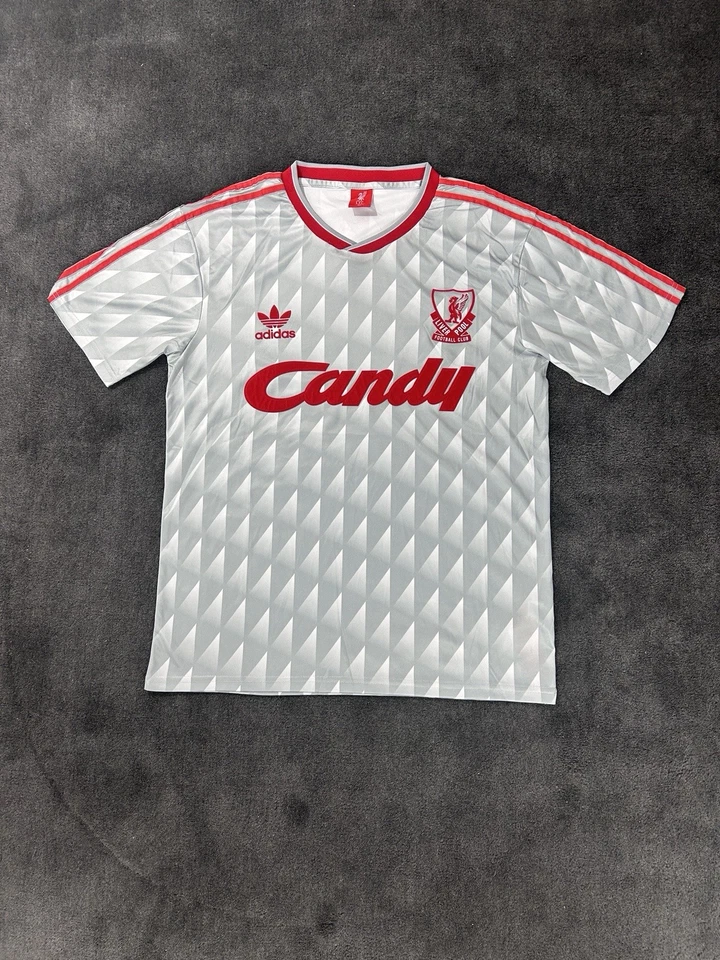 adidas Liverpool FC Maillot Extérieur Candy blanc/rouge/gris M manches courtes - Photo 2/4