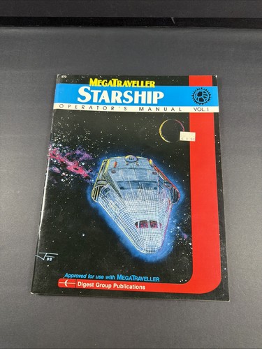 Starship Operator's Manual (Megatraveller Traveller RPG) 2nd Edition 1988 CR