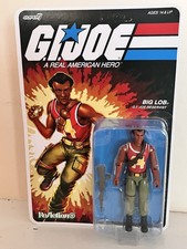 GI Joe Super 7 Big Lob GI Joe Reservist 3.75 Reaction  O-Ring Action Figure