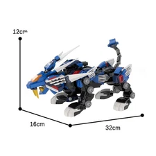 Compatible Lion and Tiger Mechanical Monsters Model Mechanical Animal 653