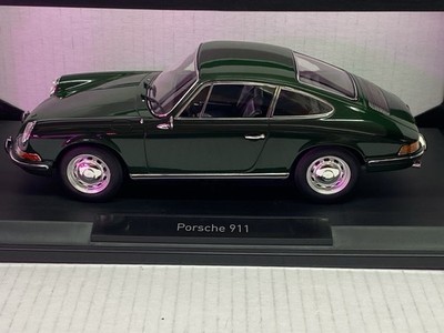 NOREV Porsche 911 L Collectors 1968 Green 1:18 Diecast With Case