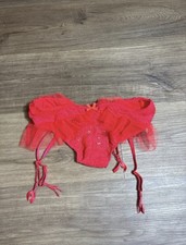 NWT Victoria  s Secret Dream Angels Thong Garter Rhinestone Panties Small S