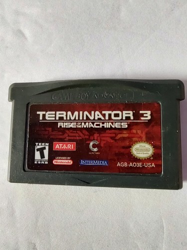 Game Boy Advance Terminator 3 Rise Of The Machine. Pre-owned Tested And Plays Gr