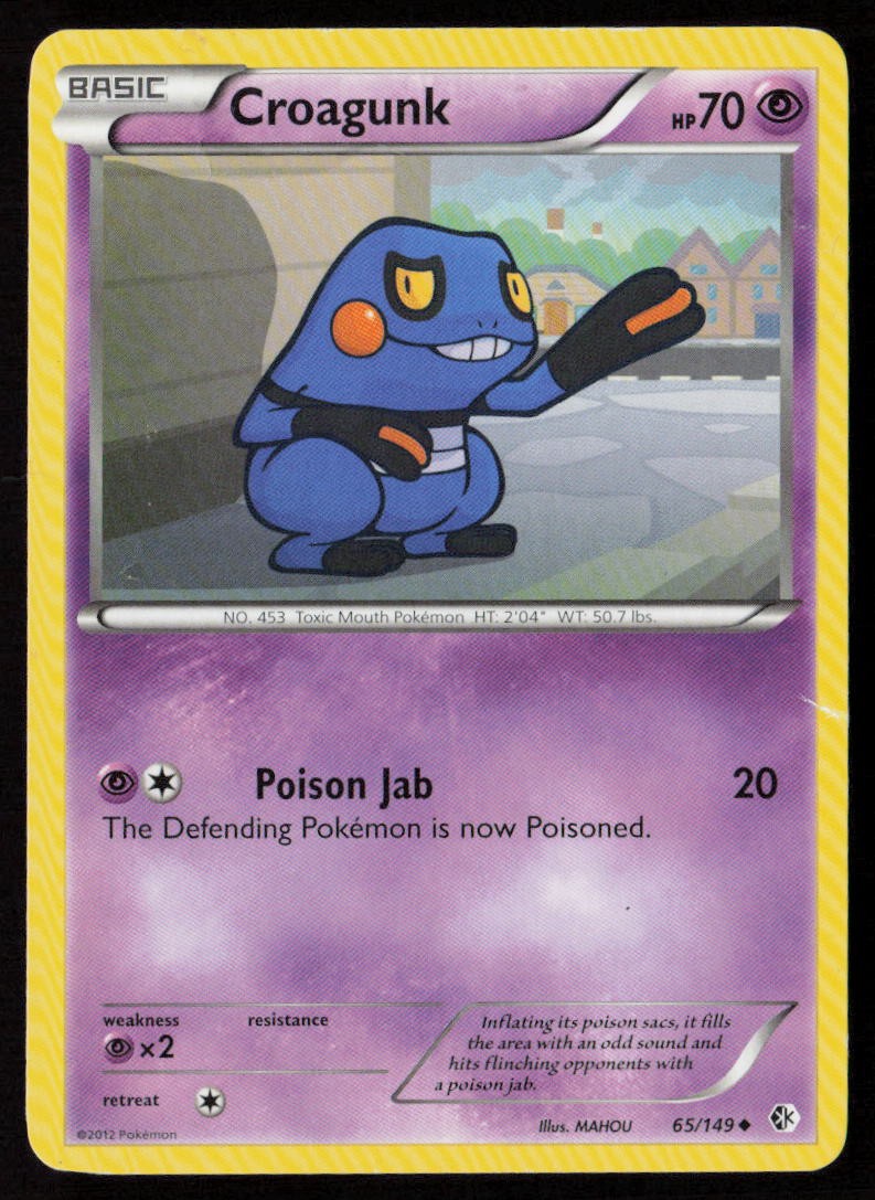 Boundaries Crossed #65/149 Croagunk (65)