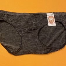 NEW JOCKEY CHARCOAL GREY SMOOTH SHINE BIKINI /SIZE 9 / 2 EXTRA LARGE