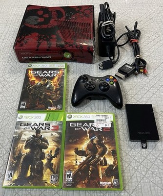 Xbox 360 Console Gears Of War 3 Limited Edition Console + 3 Gears Of War Games