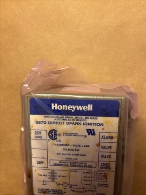 Trasformatore Honeywell Modello S 825 D 24 VAC 0.4A 60 Hz - Usato Ma Funzionante