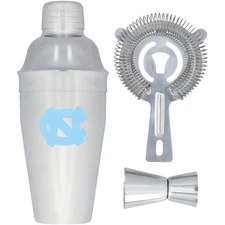 The Memory Company North Carolina Tar Heels Stainless Steel Shaker, Strainer &