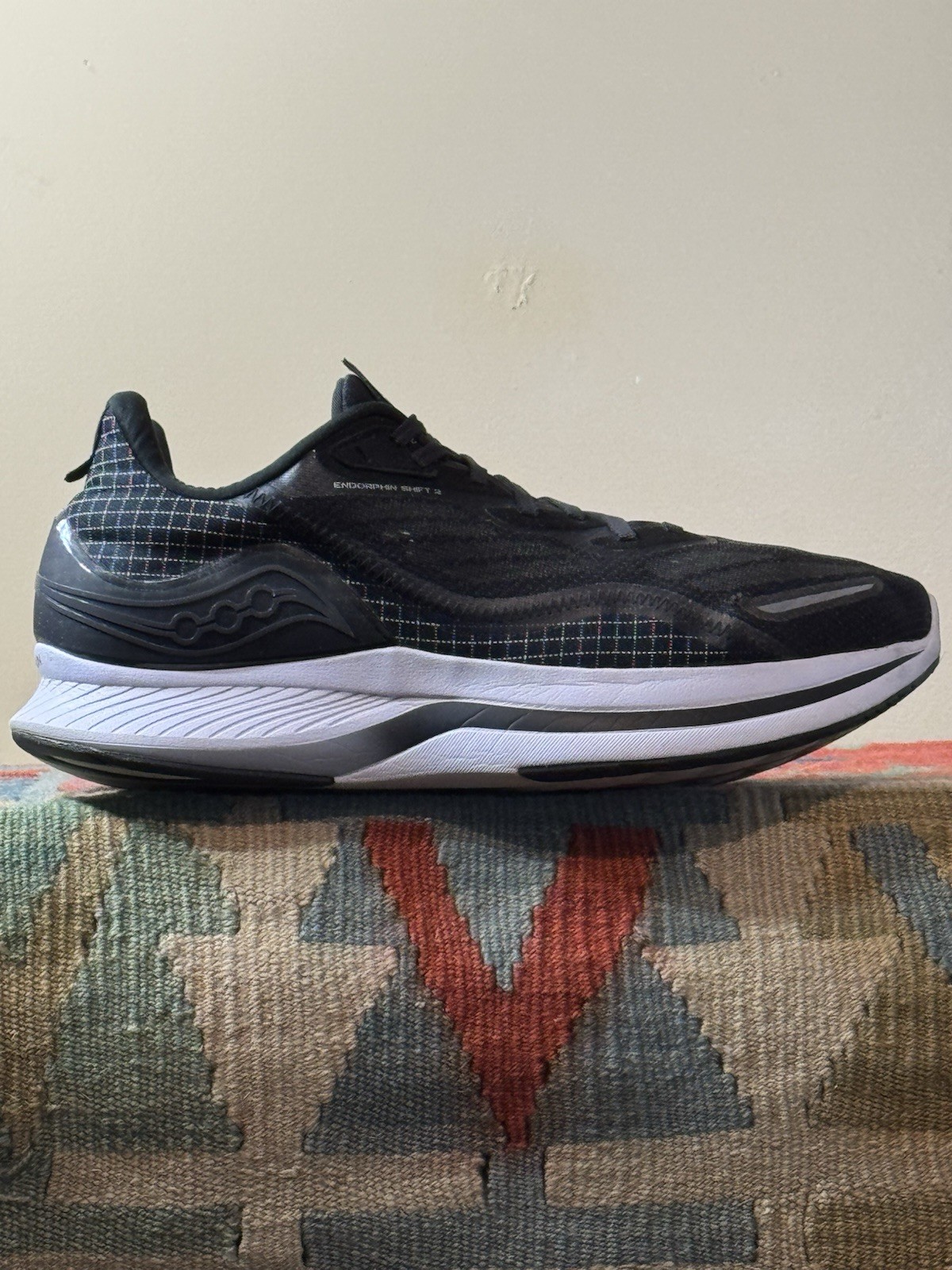 Saucony Endorphin Shift 2 'Black White' Men’s Size 12.5 S2068910 Running Shoes