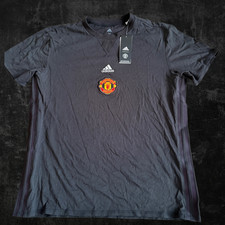 Chemise décontractée adidas Manchester United neuve avec étiquette - Medium