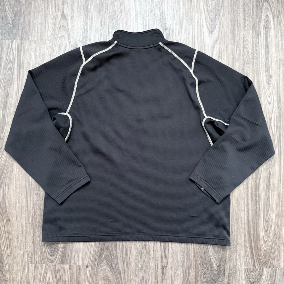 Purdue Boilermakers 夹克男式 XL 黑色耐克 Dri Fit 1/4 Quarter Zip NCAA — 第 3/4 张图片