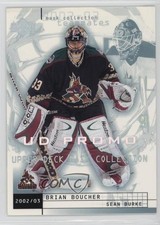 2002 Upper Deck Mask Collection Teammates UD Promo Sean Burke Brian Boucher c4q