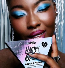 Lottie London Harley Quinn Pouts  Pigtails Eyeshadow Palette 9 Shade DC Collab