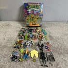 Vtg Teenage Mutant Ninja Turtles Bundle W/ Case And 12 Figures & accessories