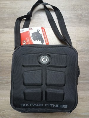 Six Pack Fitness The Cube Shoulder Bag Black Insulated Cooler/Lunch Box NWT 
