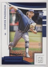 2019 Panini Chronicles Rookies and Stars Blue 21/99 Chris Paddack #7 RC 0a7