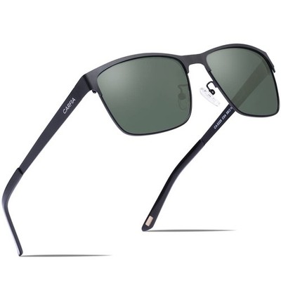 Polarized Men's Sunglasses Metal Frame UV 400 Driver Glasses Sports Eyewear...