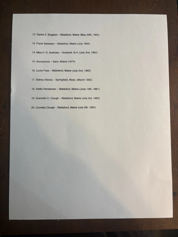 1862年亲笔签名专辑带早期肖像照片 — 第 3/4 张图片